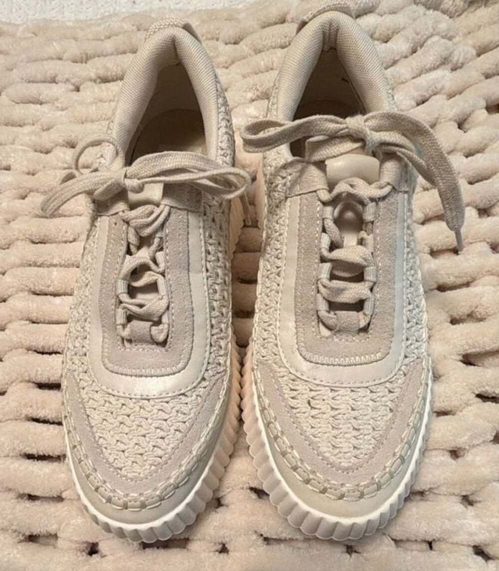 Dolce Vita Women's Dolen Sneaker Platform Crochet Sandstone